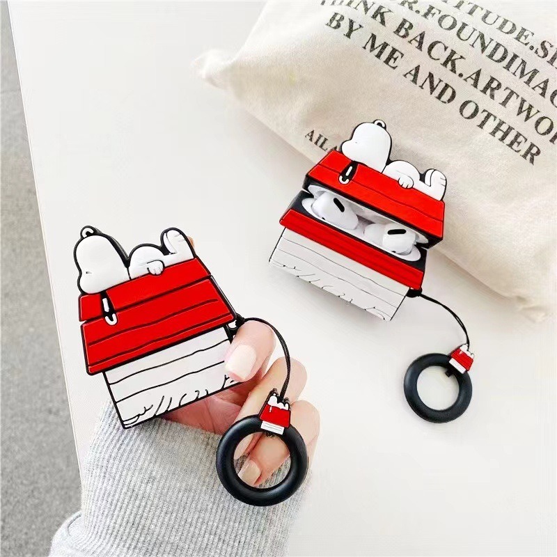 Portable Wifi Hotspot - Popüler Roof Snoopys AirPods Pro Silikon