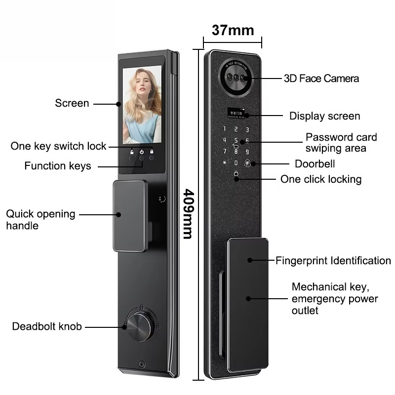 Tuya WiFi Akıllı Kapı Kilidi,  - Electronics & Gadgets Charging Gocable 8 In 1 Edc 100W Cable incelemesi ve fiyatı
